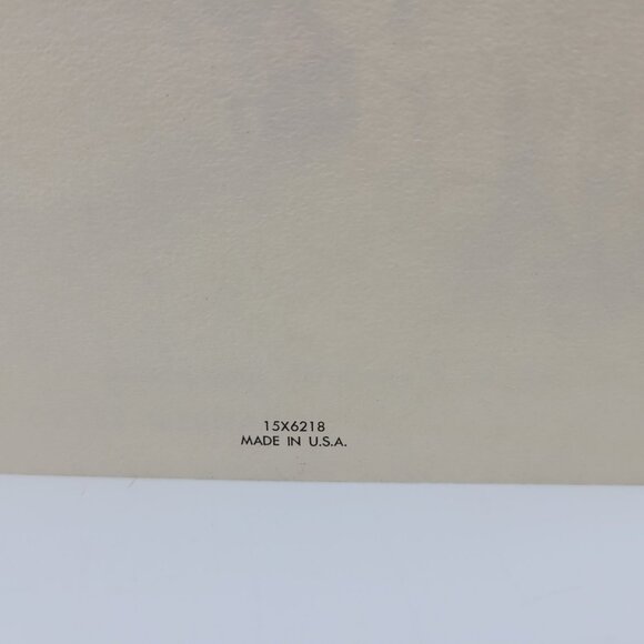 Vintage Christian Christmas Greeting Card Foldout Snow Churchyard Scene Made USA - Picture 4 of 8